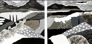 Ronald Boonacker - Night sky 2 en 3 - gesigneerd - E/A kopen? Bied vanaf 1!