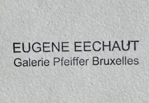 Eugène Eechaut - Wunderschönes abstraktes Aquarell von 1977 / Ausstellung Galerie Pfeiffer Brüssel kopen? Bied vanaf 50!
