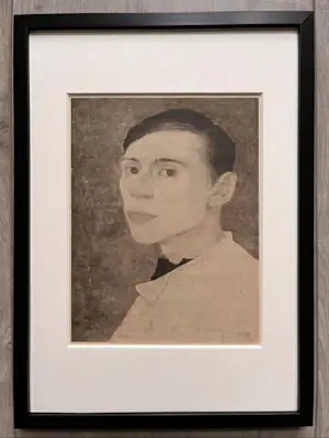 Jan Mankes - Originele Heliogravure Zelfportret 1923 kopen? Bied vanaf 95!