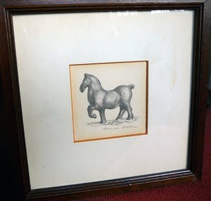 Hans van Dokkum - Fries paard -lithografie- kopen? Bied vanaf 1!