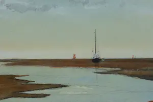 Franklin Meijer - Droogliggen bruine vloot bij zandbank de Richel kopen? Bied vanaf 49!