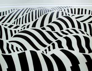 Dick Elffers - Dick Elffers - zeefdruk: landschap - 1973 verkocht voor € 55!