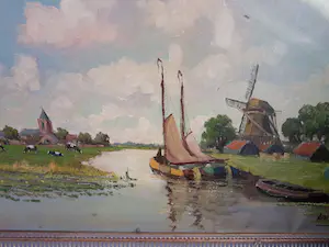 Adri Verveen - Hollands landschap kopen? Bied vanaf 100!