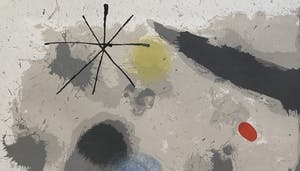 Joan Miro - HANDGESIGNEERDE kleurenlitho - 'Le Lézard aux Plumes d'Or - 1967 kopen? Bied vanaf 1!