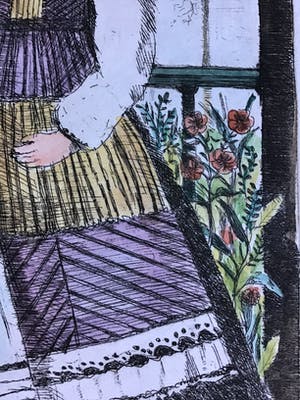 Niet of onleesbaar gesigneerd - Ets aquatint, Mijn poppen, gesigneerd kopen? Bied vanaf 1!