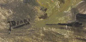 Johannes Dona - Olieverf op board, Zonnebloemen - Ingelijst kopen? Bied vanaf 150!