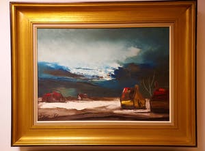 Paul Permeke - landschap met boerderijen kopen? Bied vanaf 695!