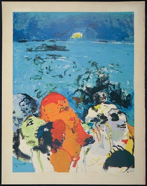 Kees van Bohemen - Litho, Nachtfeest kopen? Bied vanaf 120!