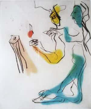 Ger Lataster - Ingelijste ets 11/30 verkocht voor € 70!