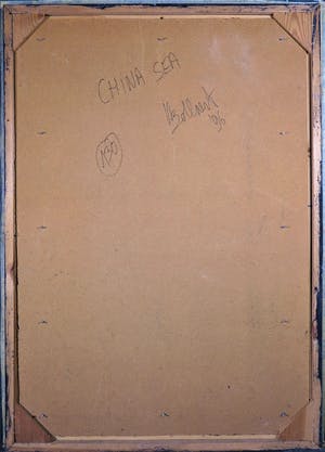 Jan Bollaert - Acryl op papier, China Sea - Ingelijst (Groot) kopen? Bied vanaf 50!