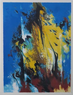 Mattie Schilders - Mattie Schilders: Zeefdruk, In het licht - Ingelijst (Groot) Hoge galerijwaarde! kopen? Bied vanaf 38!
