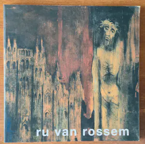 Ru van Rossem - Leeuwenpaar – Sepia krijttekening + gesigneerd boek kopen? Bied vanaf 90!