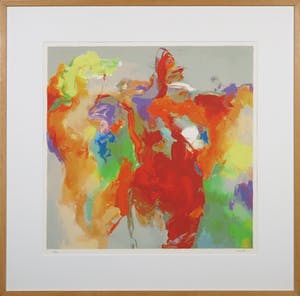 Peter Munnik - Zeefdruk, Zonder titel II (r) - Ingelijst kopen? Bied vanaf 50!