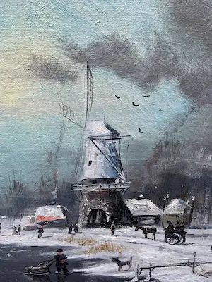 Henk Poeder - Winterlandschap kopen? Bied vanaf 99!