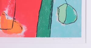 Henk van Vessem - Zeefdruk, Zonder titel - Ingelijst kopen? Bied vanaf 20!