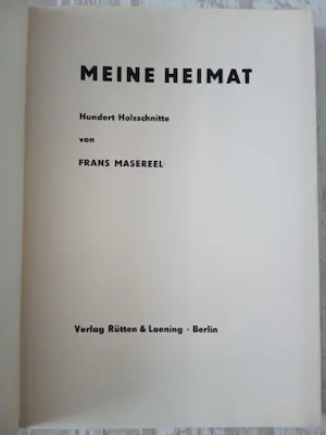 Frans Masereel - Meine Heimat kaufen? Bieten Sie von 50!