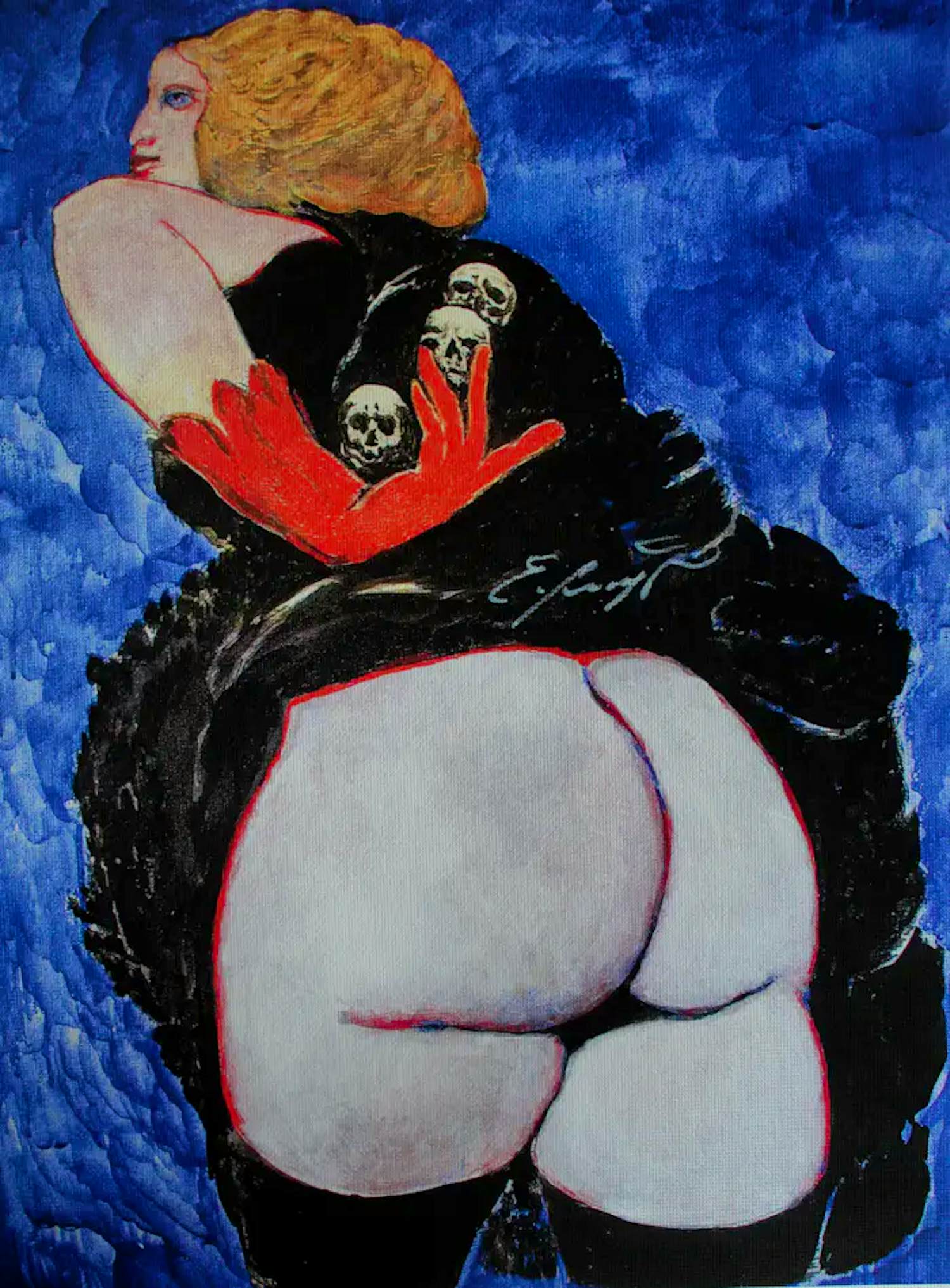 Ernst Fuchs - Giclee op linnen kopen? Bied vanaf 80!