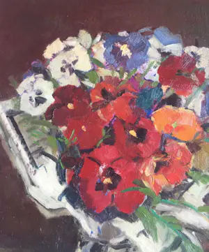 Willem Fekken - voorjaarsboeket met viooltjes kopen? Bied vanaf 175!