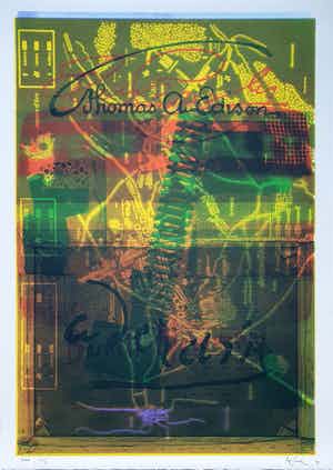 Rob Scholte - Zeefdruk (1991) verkocht voor € 115!