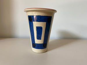 Niet of onleesbaar gesigneerd - Aardewerk vaas met decor design P.G. Olsson kopen? Bied vanaf 1!