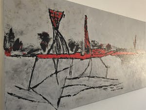 John Foppen - Italian Fishing Village Anno 1900..... # K04 . XL. GROOT. kopen? Bied vanaf 169!