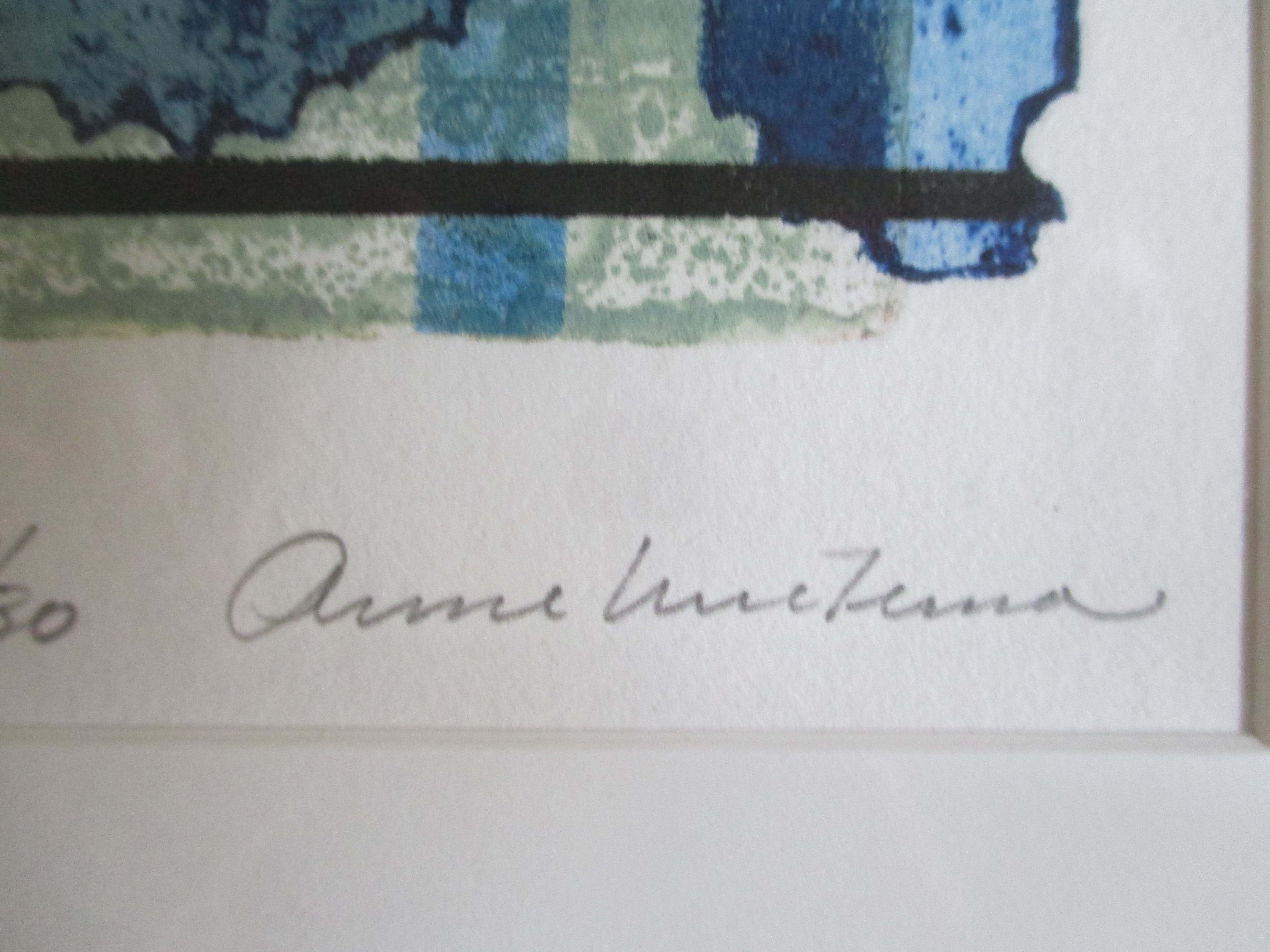 Anne Huitema - Ingelijste kleurenets "Plattegrond" kopen? Bied vanaf 40!