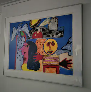 Corneille - Vrolijk Kleurrijk Groot werk GESIGNEERD 1993 Pinokkio kopen? Bied vanaf 600!