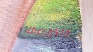 Denny Jacobs - acryl op doek, naakte tweeling - gesigneerd en '10 kopen? Bied vanaf 99!