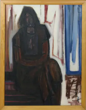 Janus Nuiten - Lot van zes schilderijen en 1 tekening kopen? Bied vanaf 100!