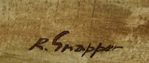 Rein Snapper - Olieverf op doek, Amsterdam zandhoek - Ingelijst (Groot) kopen? Bied vanaf 1!