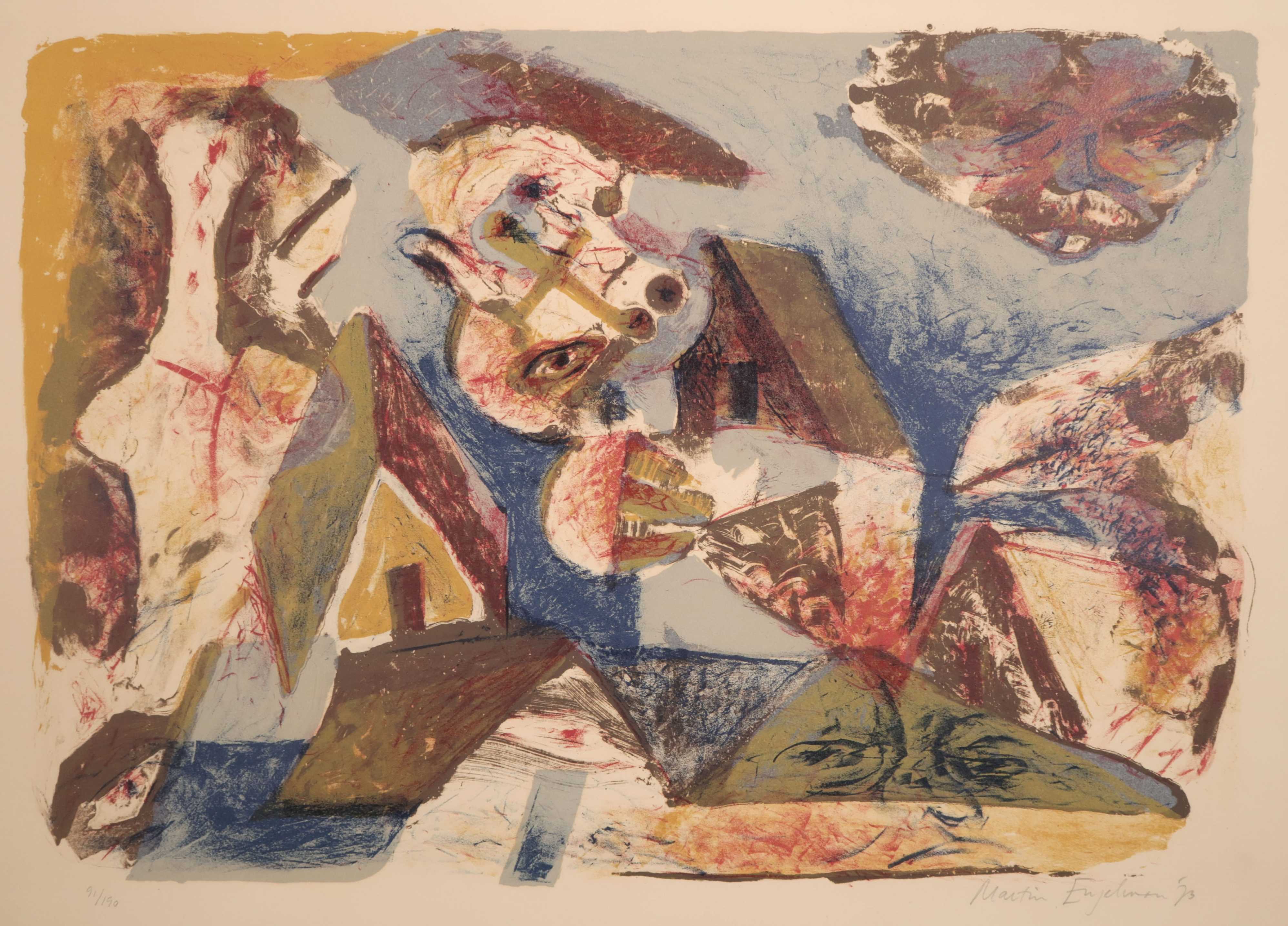 Martin Engelman - Litho, Zonder titel kopen? Bied vanaf 1!