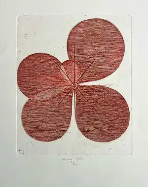 Eduard Flor - Prachtige ets - Prent 190 - 90/190 verkauft für € 65!