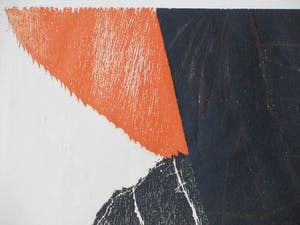 Guillaume Le Roy - Abstract - Houtsnede kopen? Bied vanaf 35!
