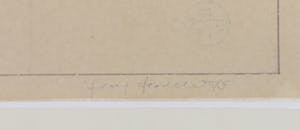 Georg Hadeler - Litho, Invisible man kopen? Bied vanaf 1!