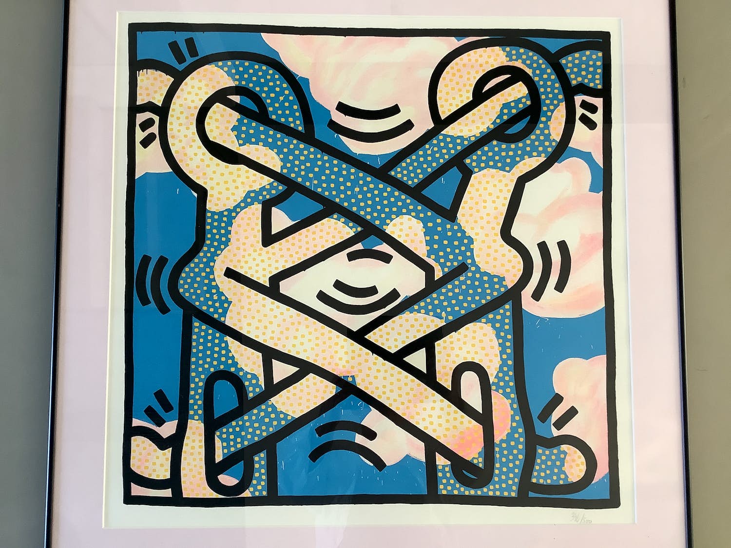 Keith Haring - People (nummer 346 van 500) verkocht voor € 150!