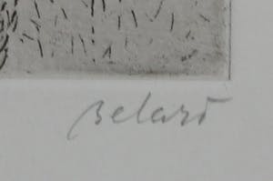 Gerard Bellaart - Ets, Voorovergebukte Magiër kopen? Bied vanaf 1!