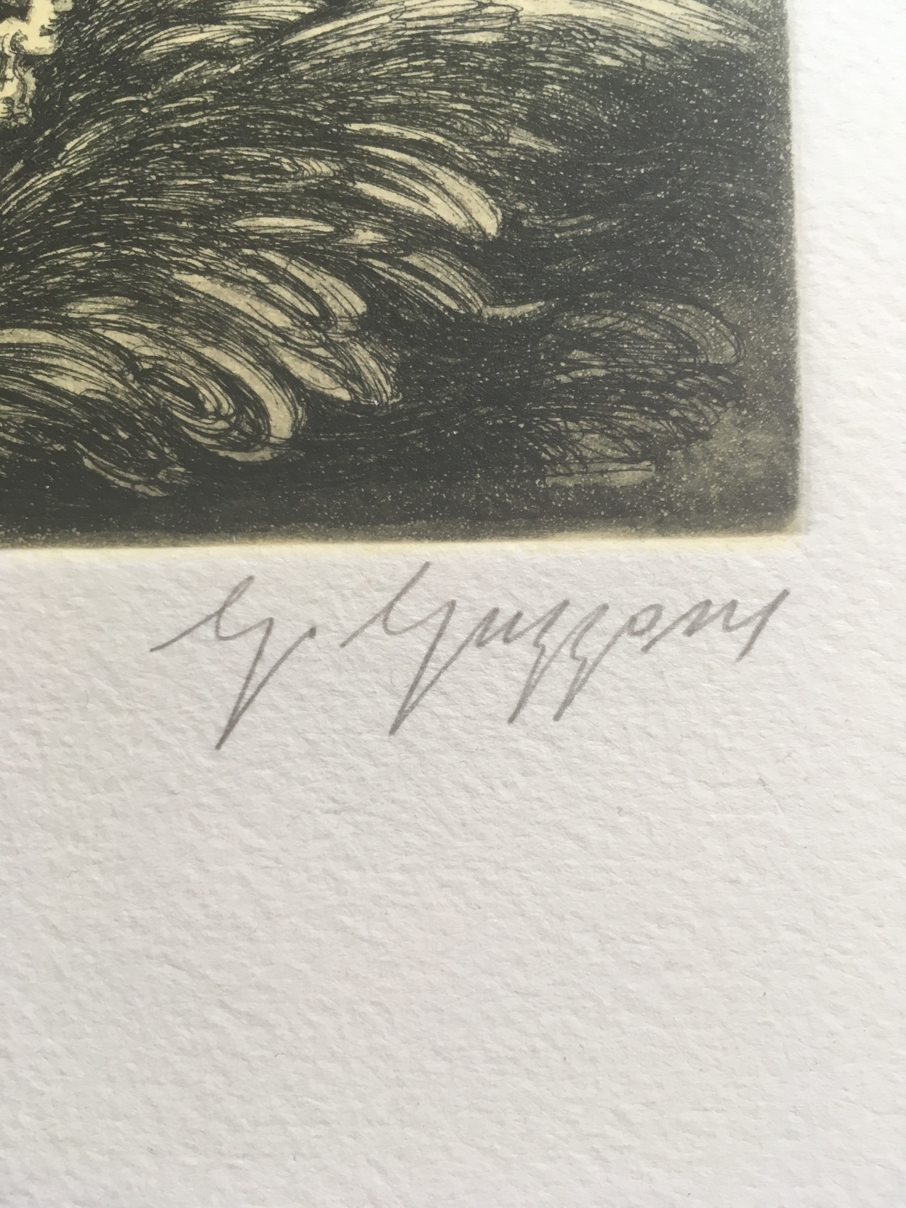 Niet of onleesbaar gesigneerd - Ets met paarden hemelvaart kopen? Bied vanaf 1!