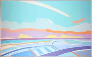 Paul Overhaus - Olieverf op doek, Wad - Ingelijst (Groot) verkocht voor € 160!