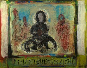 Ad Arma - Gemengde techniek op board, India - Ingelijst (Groot) kopen? Bied vanaf 100!