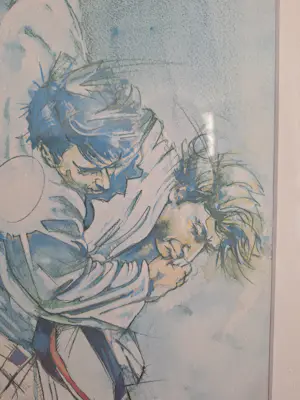 Ortho Owen - 'Hane Goshi' Judo zeefdruk kopen? Bied vanaf 35!