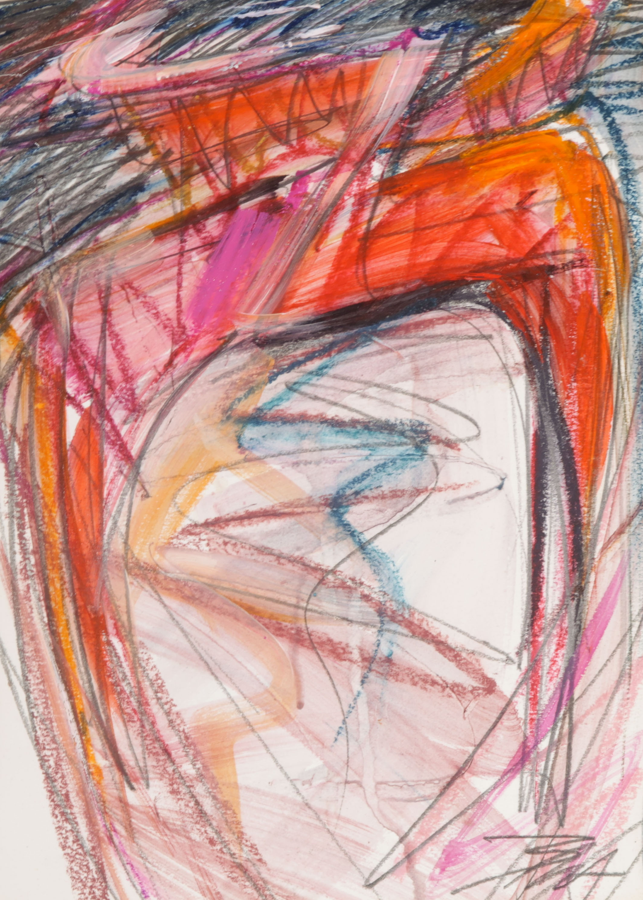 Bea de Visser - Lot met twee werken, Krijt, olieverf en potlood op papier, Creature kopen? Bied vanaf 1!