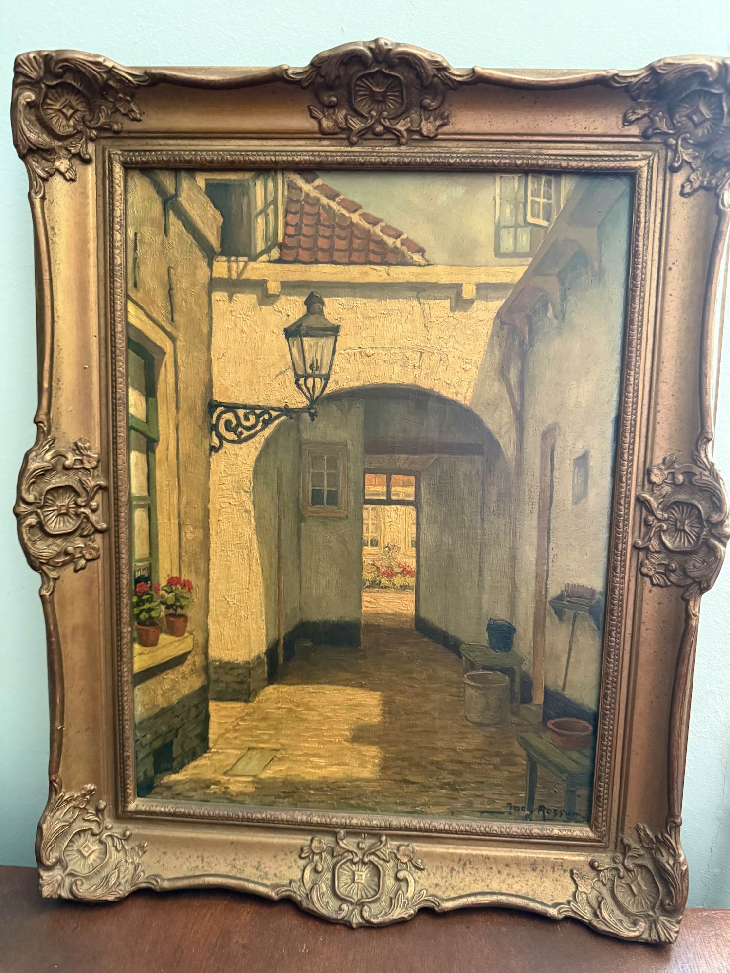 Jacob van Rossum - Smalle doorgang in steegje kopen? Bied vanaf 150!