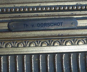 Theodorus van Oorschot - Ingelijst, olieverf op doek , Brabants landschap met paard - ca. 1940-1950 kopen? Bied vanaf 100!