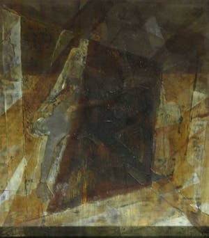 Dagmar Lampe - Gemengde techniek op paneel, Zonder titel kopen? Bied vanaf 10!