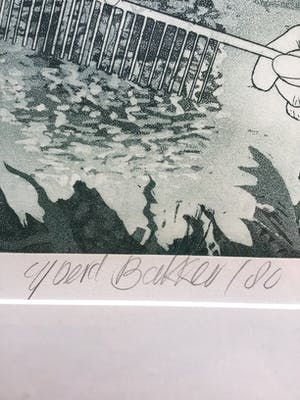 Sjoerd Bakker - Thais Huisje ,gesigneerd en ingelijst kopen? Bied vanaf 50!