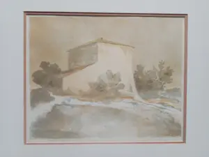 Mart Kempers - Verstild landschap met ruïne kopen? Bied vanaf 35!