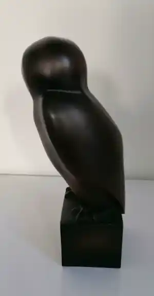 Francois Pompon - Uil op sokkel verkocht voor € 115!