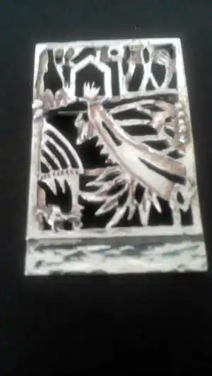Jeroen Krabbé - Zilveren broche/hanger vendu pour 49€ !