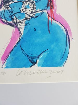 Corneille - 1922-2010 litho naakt in lijst handgesigneerd,genummerd en gedateerd kopen? Bied vanaf 100!