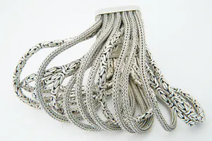 Robuuste "Band of Angels" 2e gehalte Zilver unisex armband - 200+ gram!! kopen? Bied vanaf 240!
